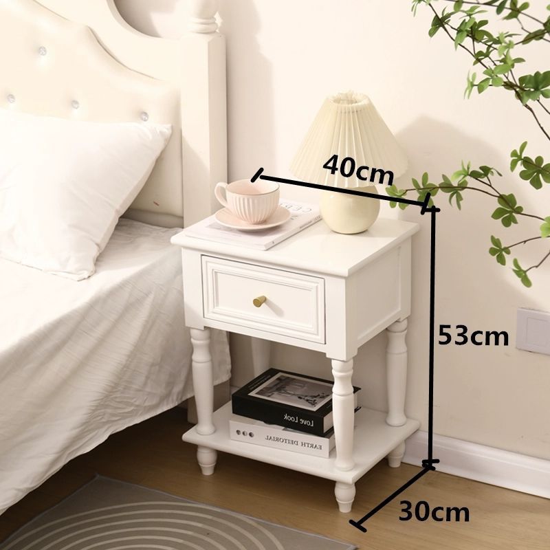 Bedside Table Small American Solid Wood Walnut Modern Minimalist