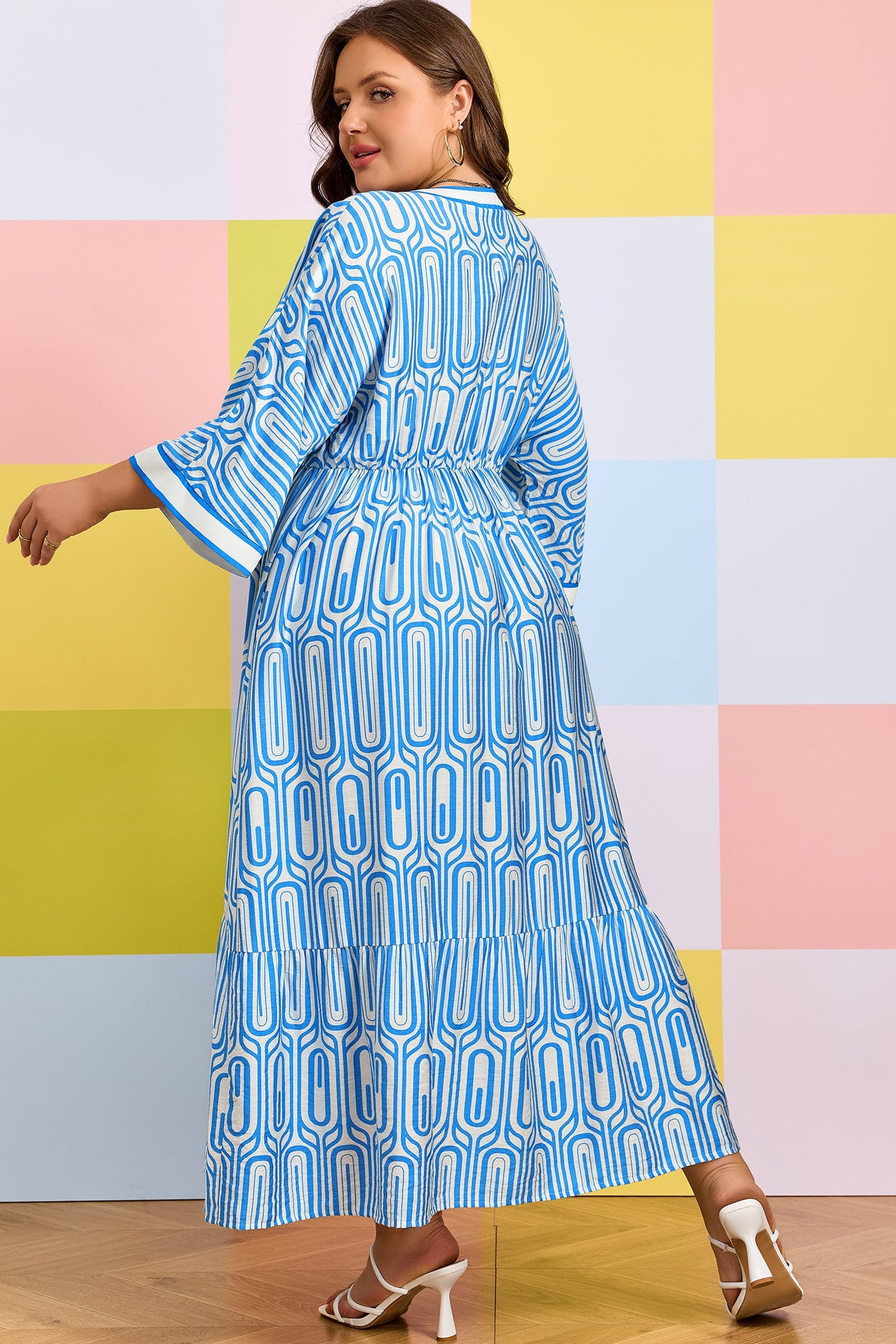 Siya Bracelet Sleeve Long PLUS Dress