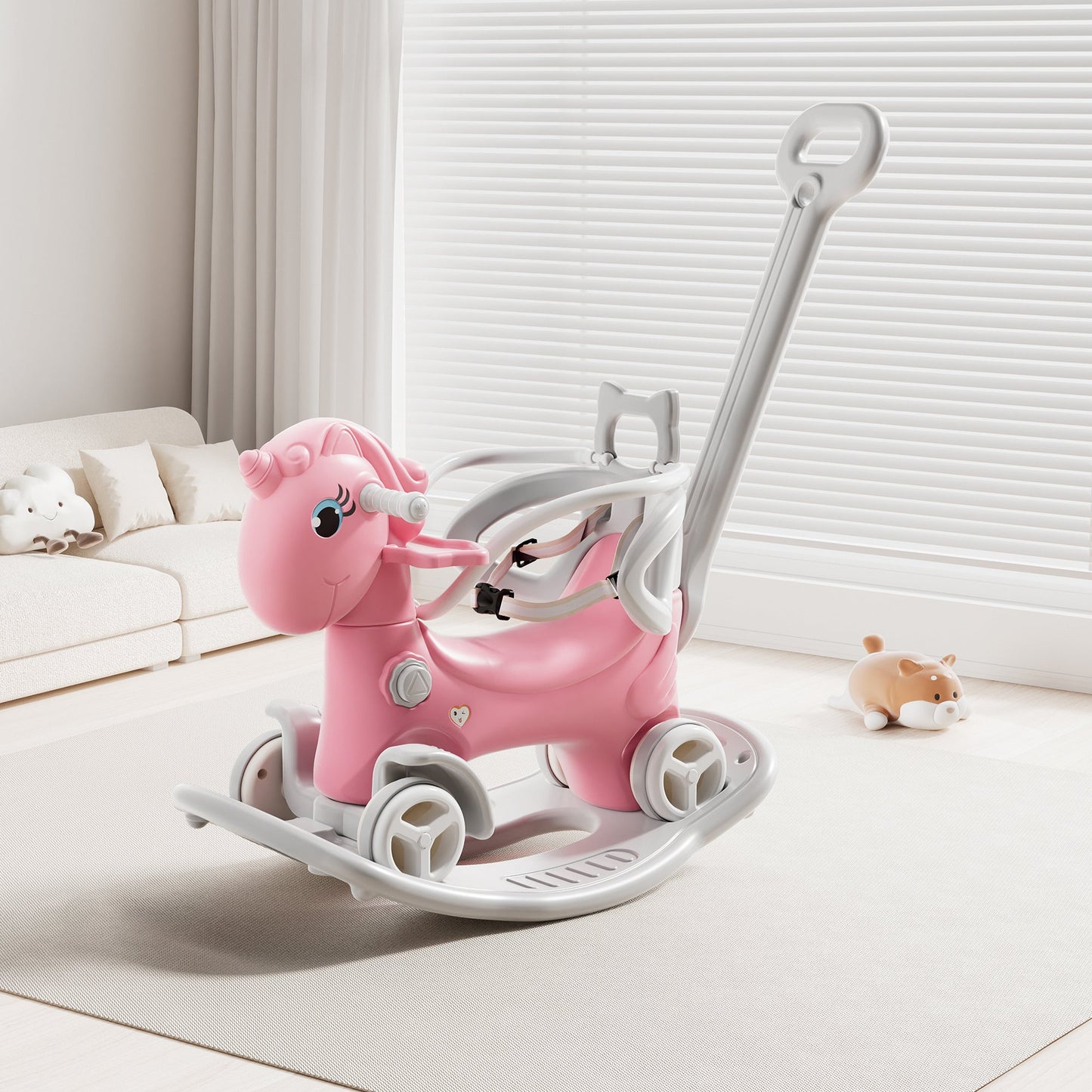 Rocking Horse for Toddlers - Unicorn Kids Ride On Toy