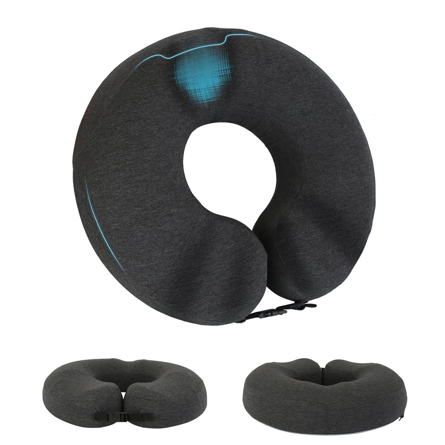 Donut Pillow Seat Cushion Memory Foam Donut Chair Cushions ErgonomicÊSeat Cushion Pad for Coccyx Prostate Sciatica Pelvic Floor Pressure Sores Office