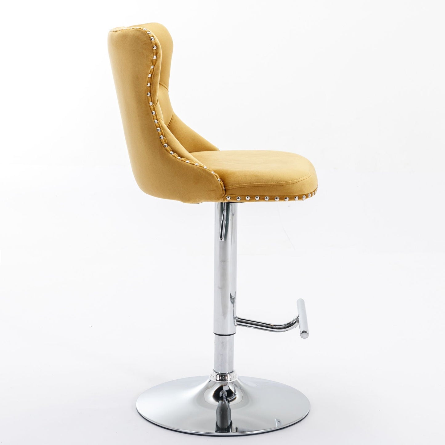 Swivel Adjustable Height Barstools Set of 2