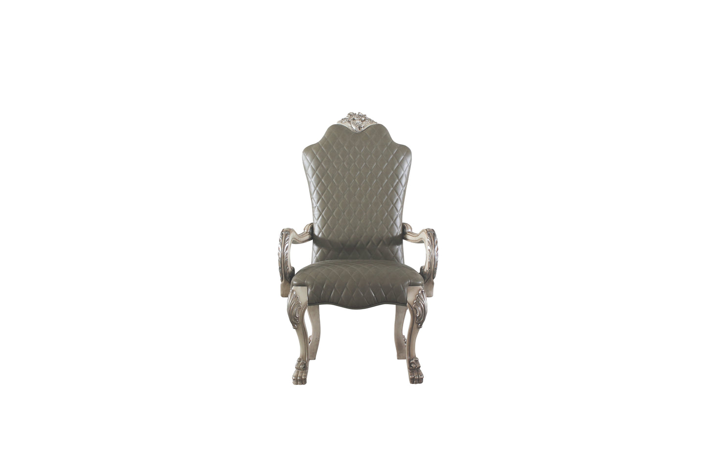 Dresden Synthetic Leather & Vintage Bone Dining Chair