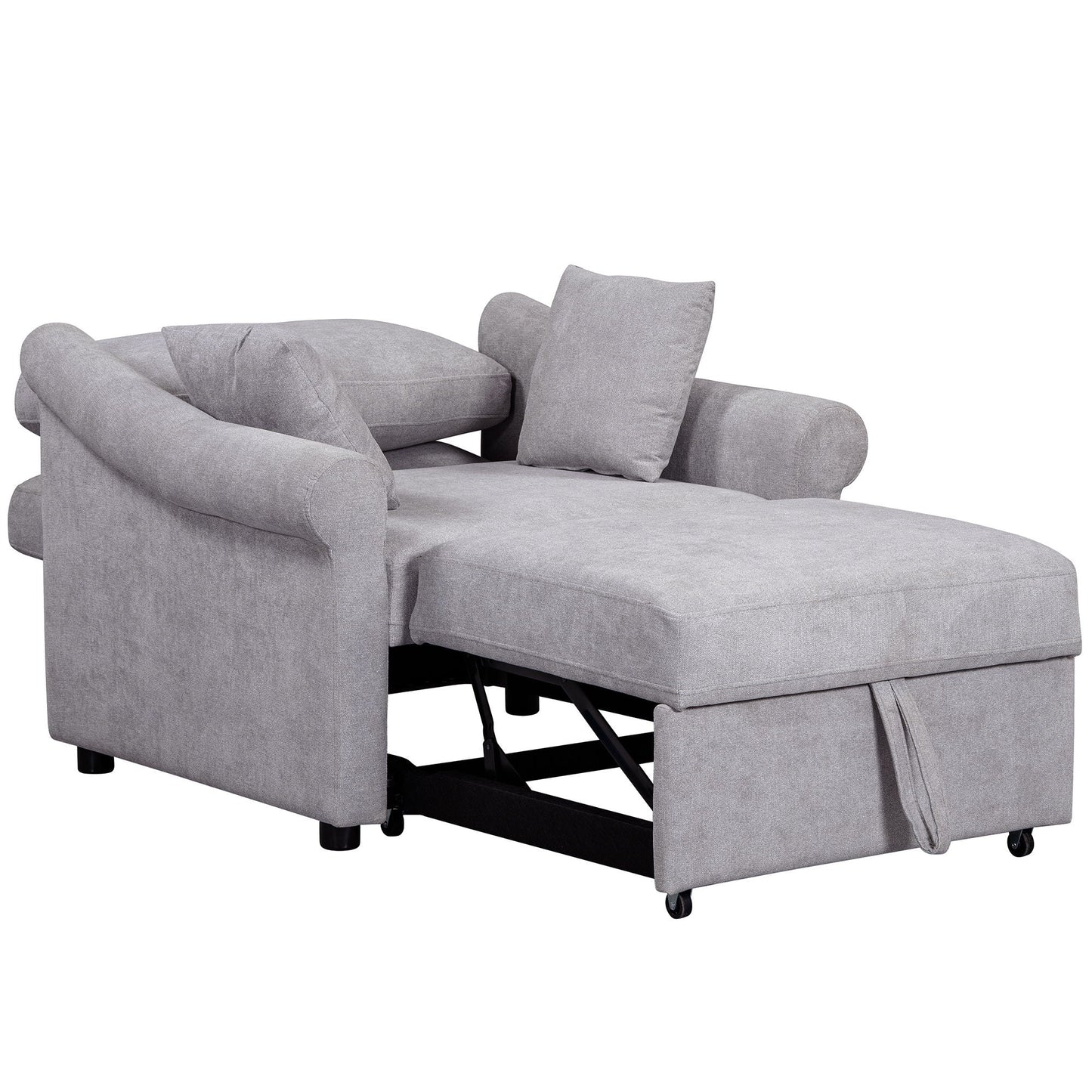 Convertible Sleeper Chair With Adjustable Backrest