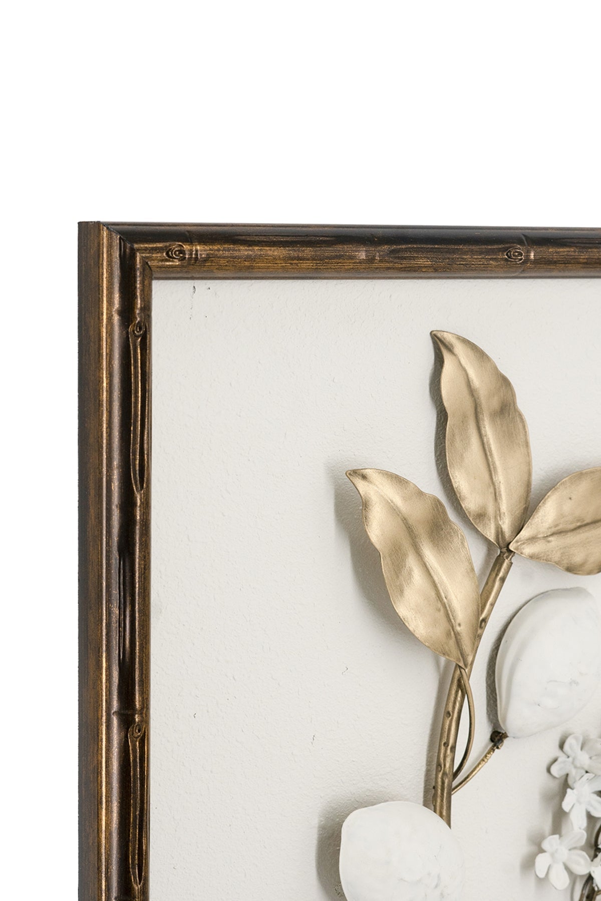 Set of 2 Distressed Brown Frame Decorative Accessories