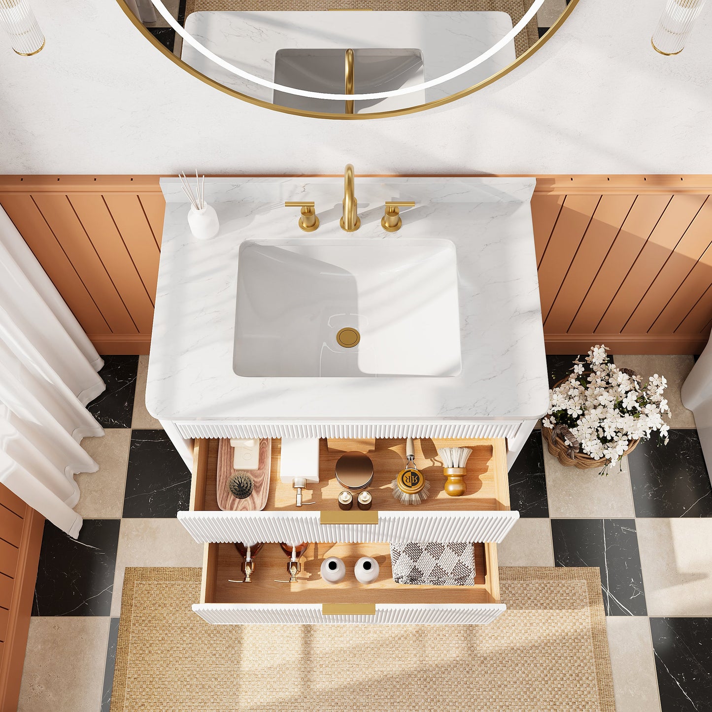 Fully Assembled 36'' Bathroom Vanity