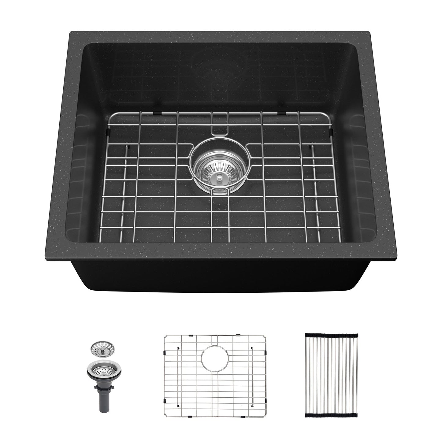 Quartz Kitchen Sink - 21" x 18" x 9.65"