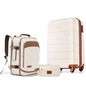 3-Piece Luggage Set - 20in Checked Suitcase with TSA Lock