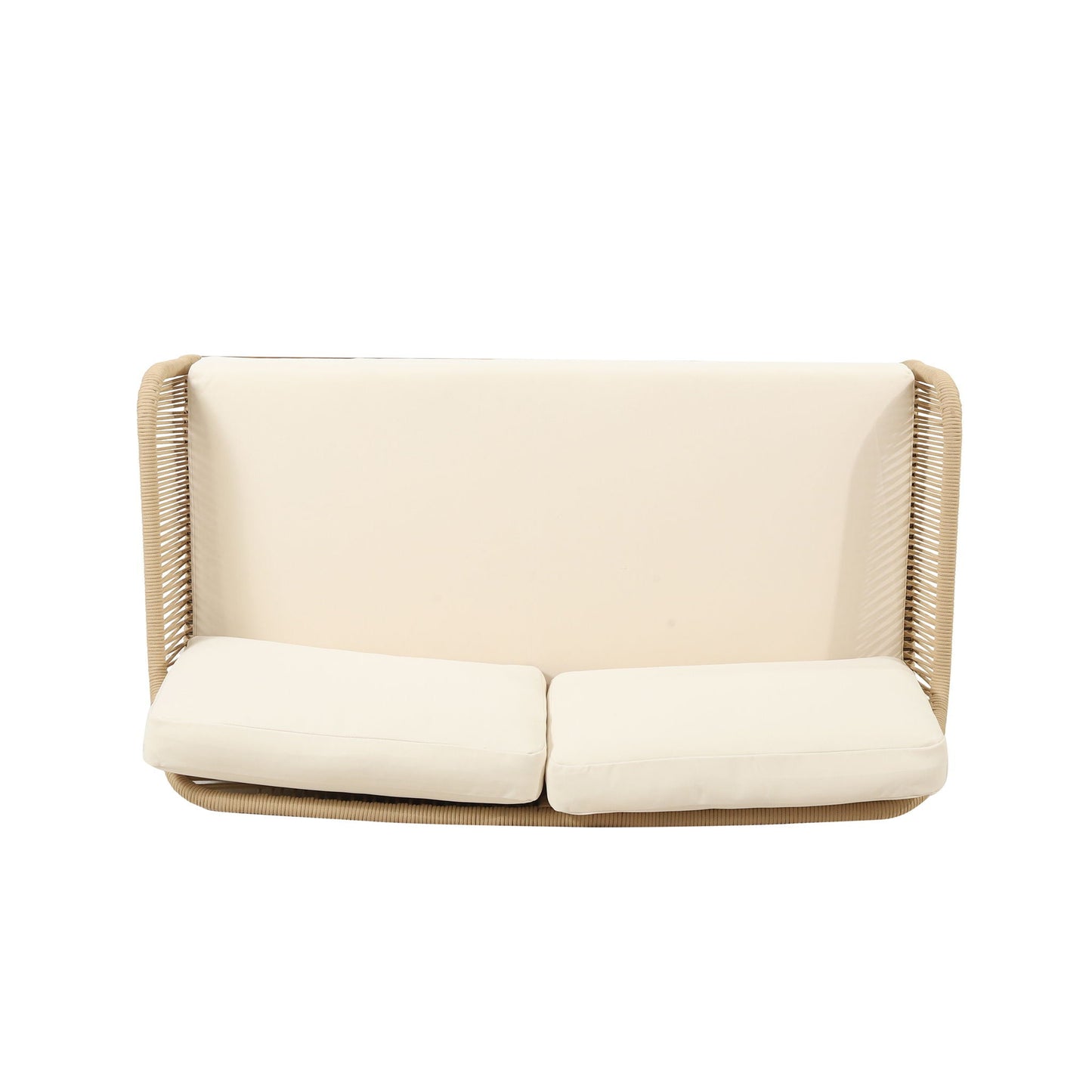 Hueber Outdoor And Rope 4 Seater Chat Set With Cushions - Teak