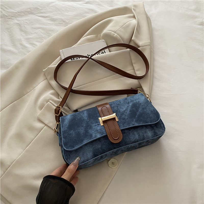 Niche-design Korean-style High-end Baguette Bag