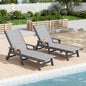 Outdoor Pool Lounge Chairs Set of 2