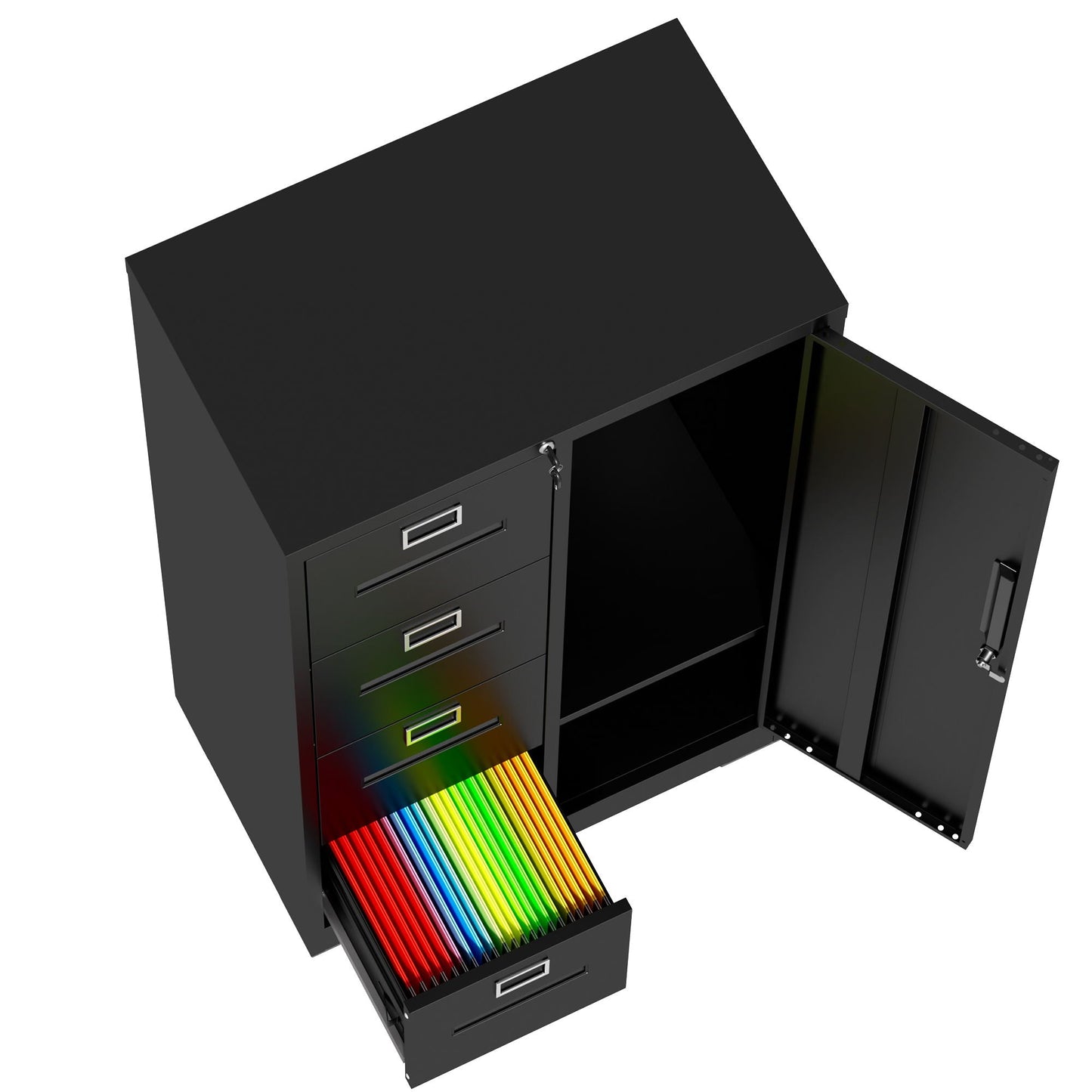 Storage Vertical Filing Cabinet With Lock
