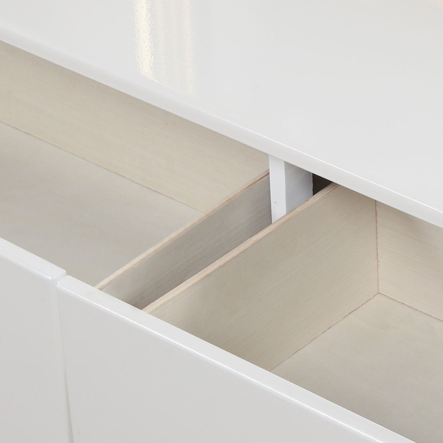Obsession - 6 Drawer LED Dresser - White