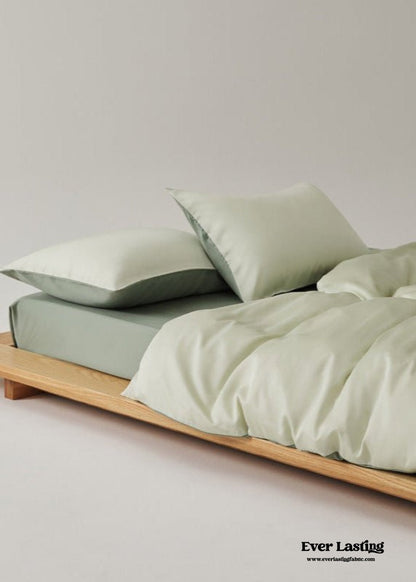 Adeline Pastel Silky Cooling TENCEL™ Bedding Set / Blue