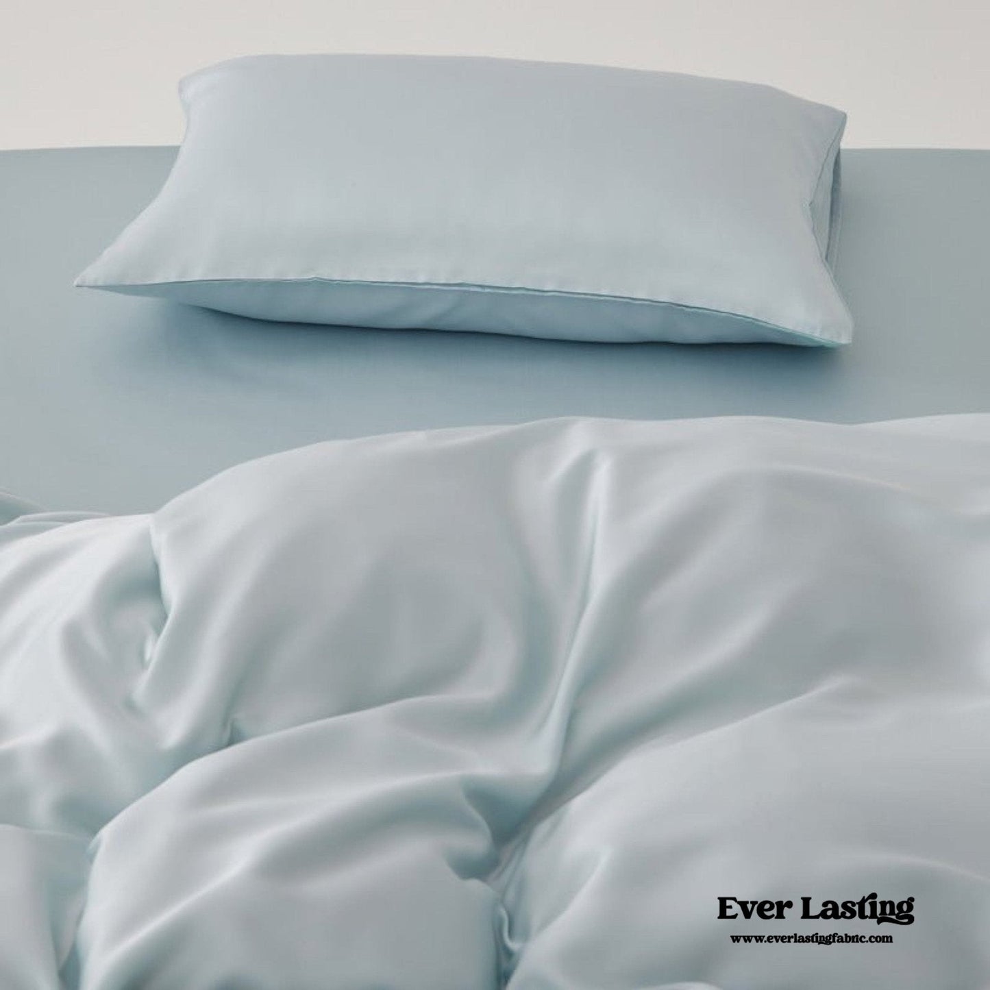 Adeline Pastel Silky Cooling TENCEL™ Bedding Set / Blue