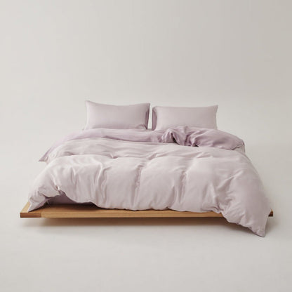 Adeline Pastel Silky Cooling TENCEL™ Bedding Set / Brown