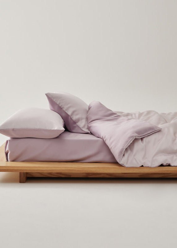 Adeline Pastel Silky Cooling TENCEL™ Bedding Set / Gray