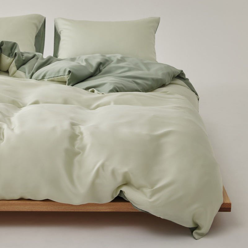Adeline Pastel Silky Cooling TENCEL™ Bedding Set / Brown