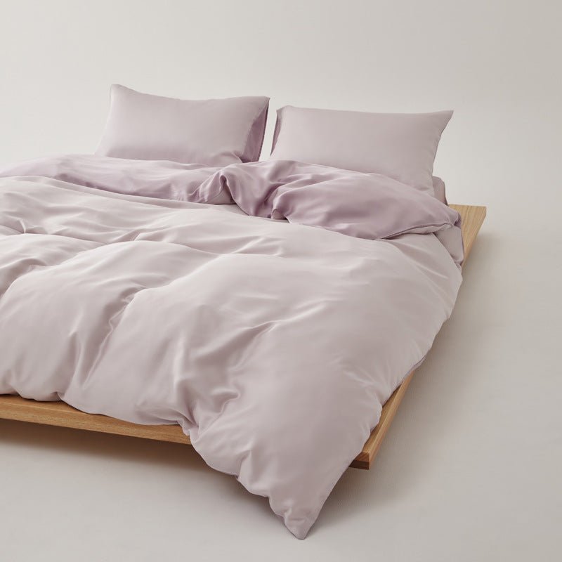 Adeline Pastel Silky Cooling TENCEL™ Bedding Set / White