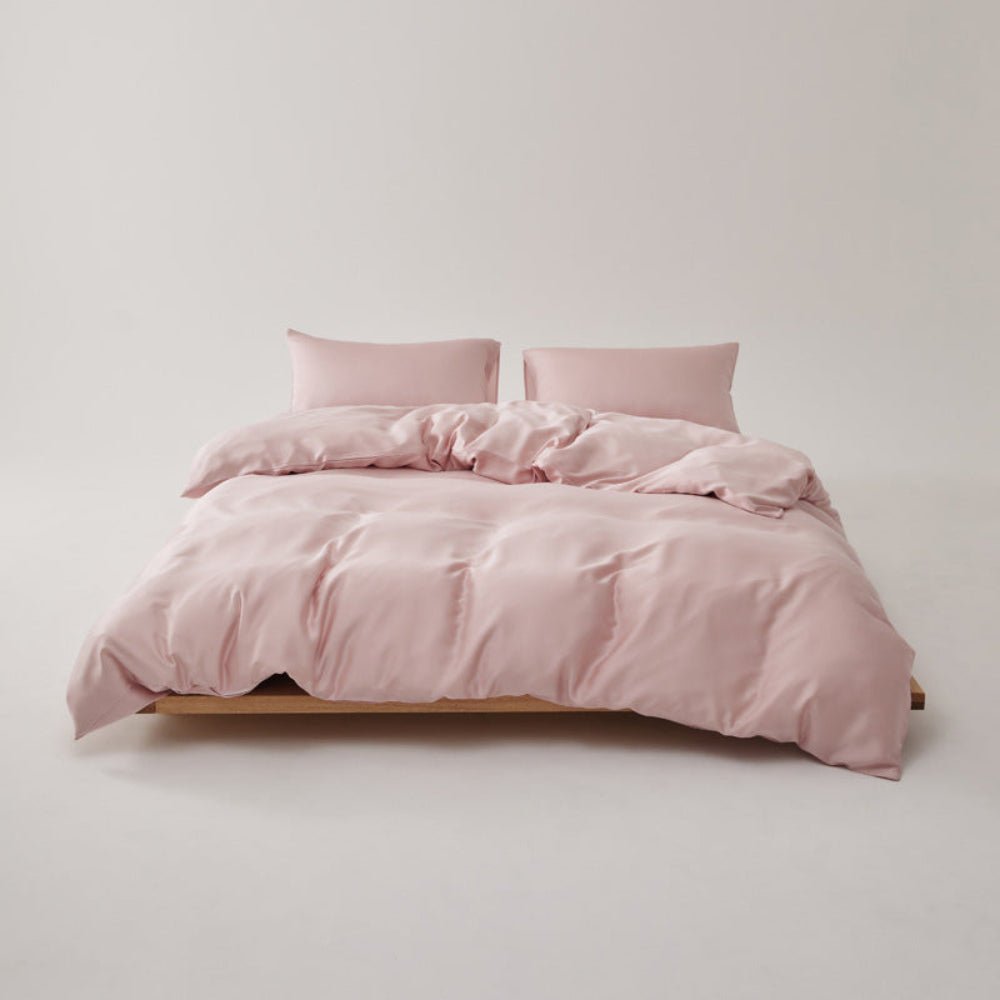 Adeline Pastel Silky Cooling TENCEL™ Bedding Set / Gray