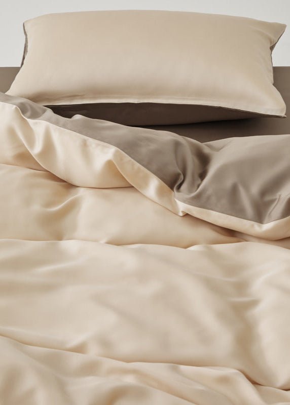 Adeline Pastel Silky Cooling TENCEL™ Bedding Set / Gray