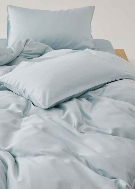 Adeline Pastel Silky Cooling TENCEL™ Bedding Set / Gray
