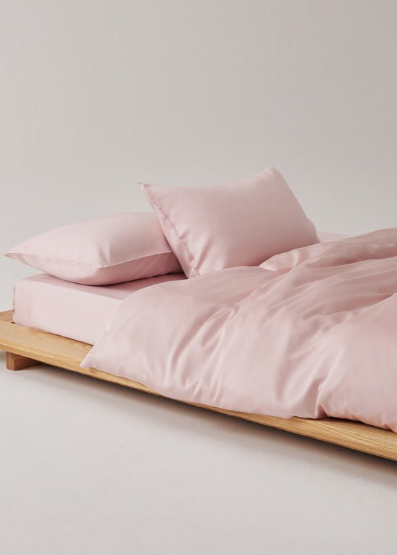 Adeline Pastel Silky Cooling TENCEL™ Bedding Set / Gray