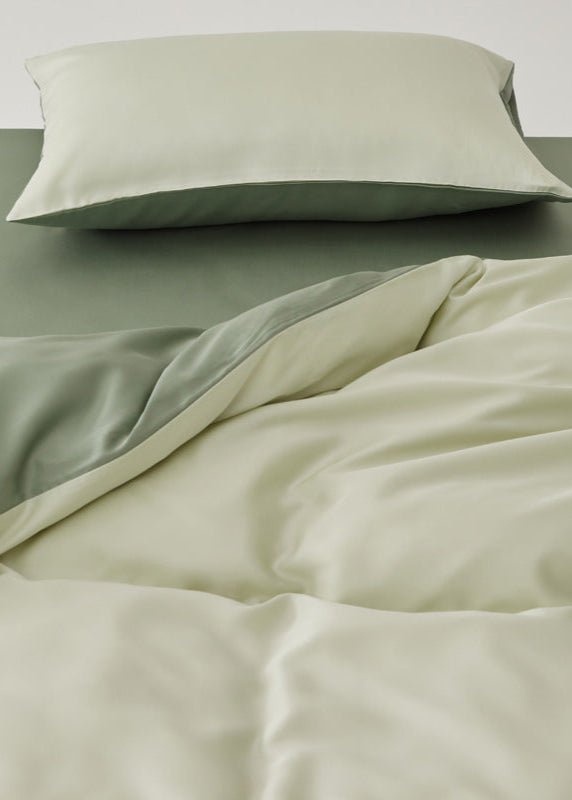 Adeline Pastel Silky Cooling TENCEL™ Bedding Set / Brown