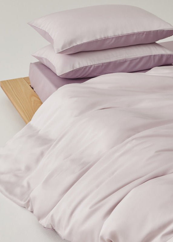 Adeline Pastel Silky Cooling TENCEL™ Bedding Set / Brown