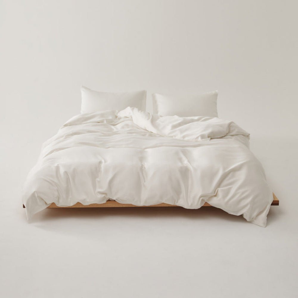 Adeline Pastel Silky Cooling TENCEL™ Bedding Set / Gray