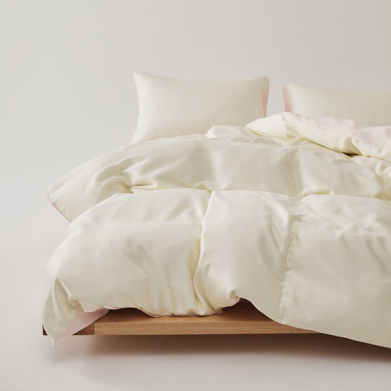 Adeline Pastel Silky Cooling TENCEL™ Bedding Set / Brown