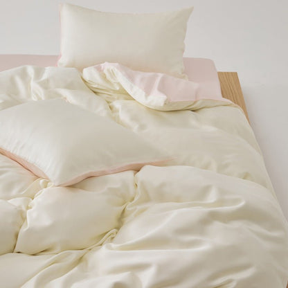 Adeline Pastel Silky Cooling TENCEL™ Bedding Set / Brown