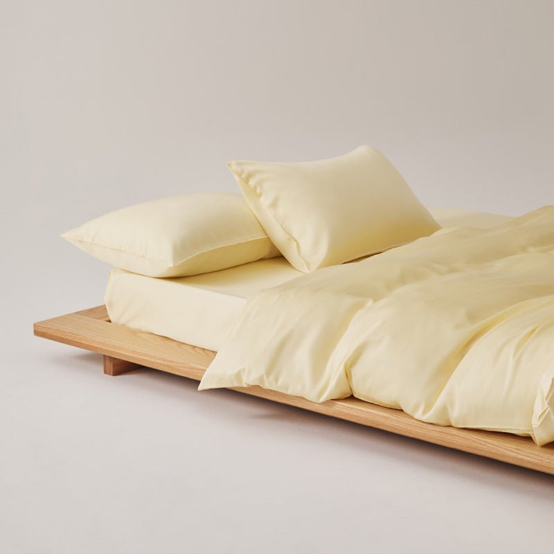Adeline Pastel Silky Cooling TENCEL™ Bedding Set / Brown