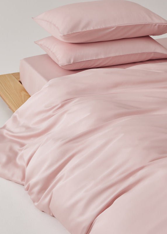 Adeline Pastel Silky Cooling TENCEL™ Bedding Set / Brown