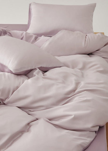 Adeline Pastel Silky Cooling TENCEL™ Bedding Set / Brown