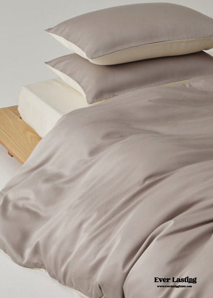 Adeline Pastel Silky Cooling TENCEL™ Bedding Set / Coffee