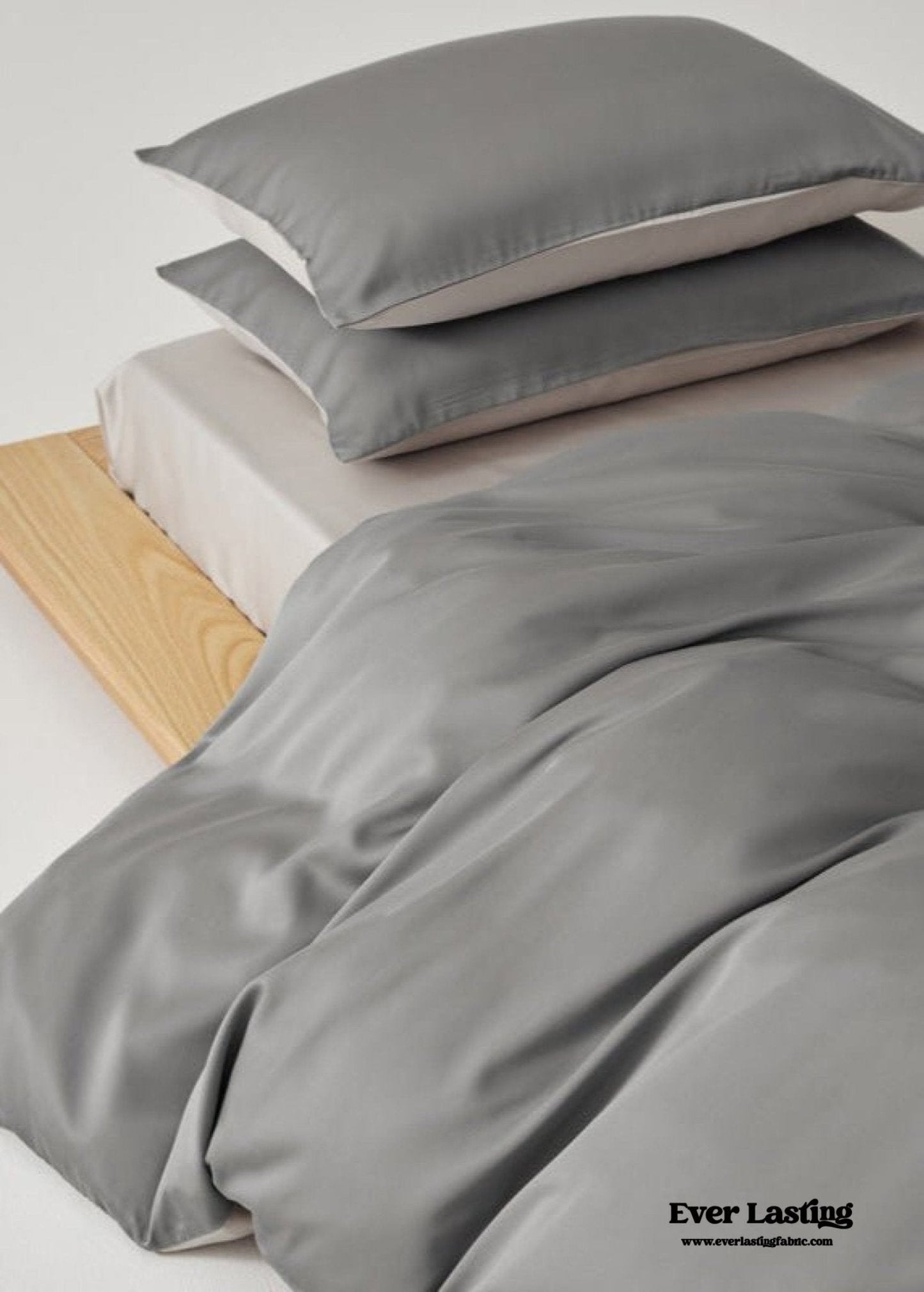 Adeline Pastel Silky Cooling TENCEL™ Bedding Set / Coffee