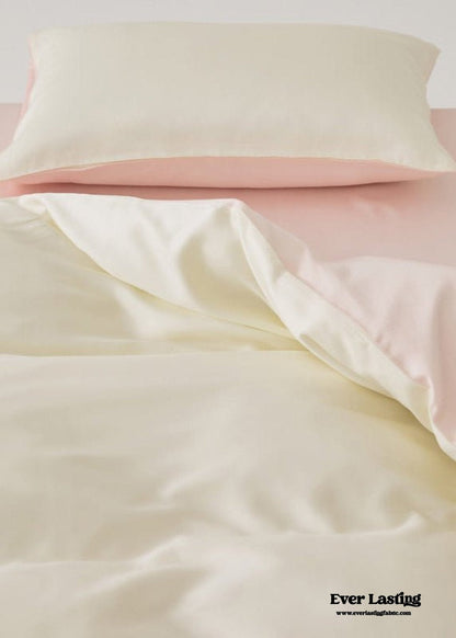 Adeline Pastel Silky Cooling TENCEL™ Bedding Set / Coffee