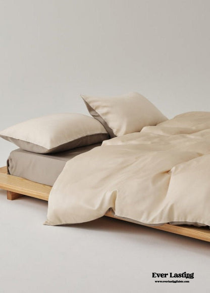 Adeline Pastel Silky Cooling TENCEL™ Bedding Set / Coffee