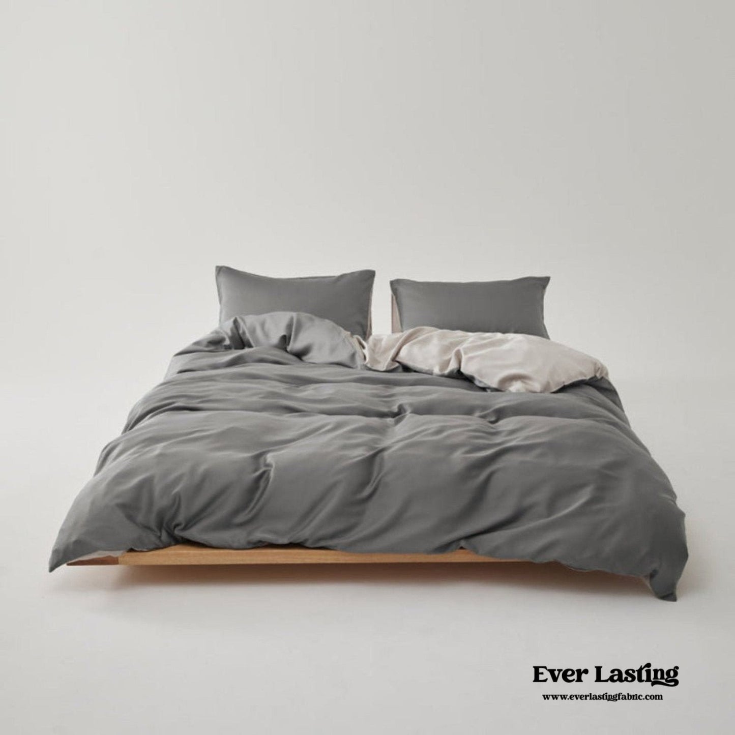 Adeline Pastel Silky Cooling TENCEL™ Bedding Set / Coffee