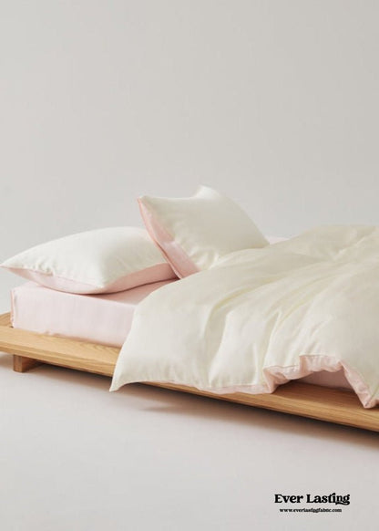 Adeline Pastel Silky Cooling TENCEL™ Bedding Set / Cream