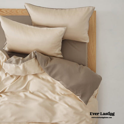 Adeline Pastel Silky Cooling TENCEL™ Bedding Set / Cream