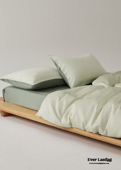 Adeline Pastel Silky Cooling TENCEL™ Bedding Set / Cream