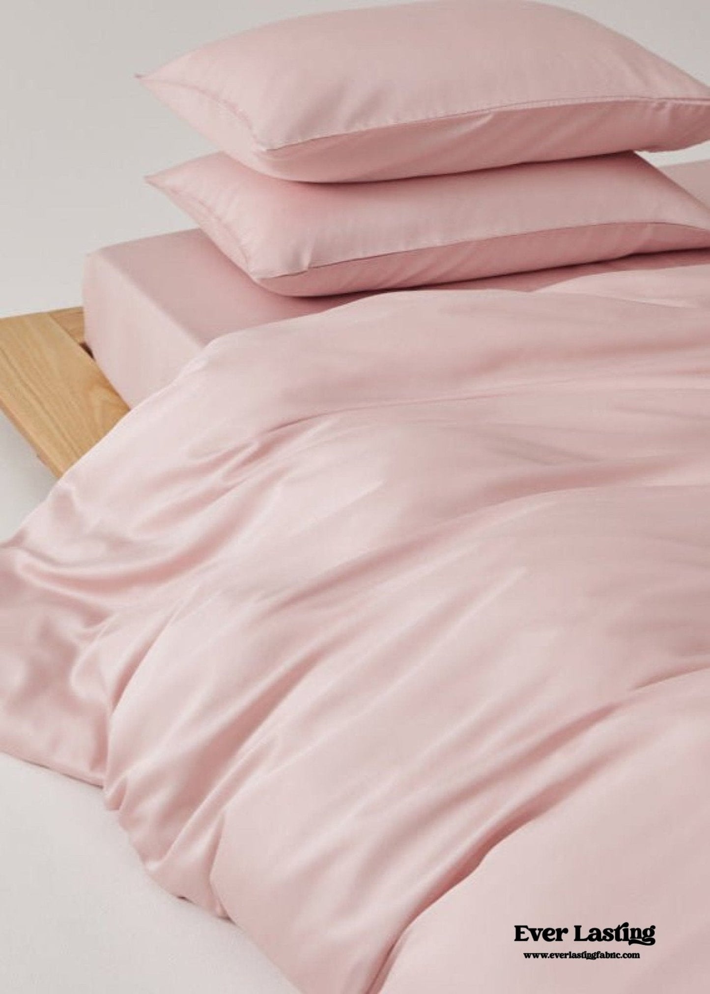 Adeline Pastel Silky Cooling TENCEL™ Bedding Set / Cream
