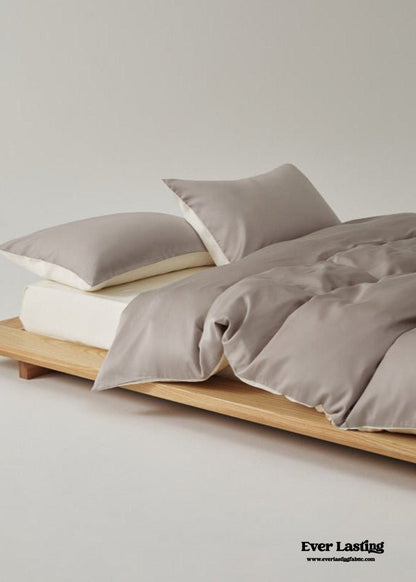 Adeline Pastel Silky Cooling TENCEL™ Bedding Set / Cream