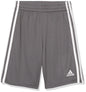 adidas boys Classic 3-stripes Shorts 7 White - # BOAA12610001