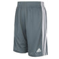 adidas boys Classic 3-stripes Shorts 7 White - # BOAA12610001