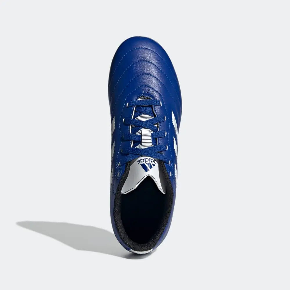 Adidas Unisex-Child Goletto VIII Firm Ground Soccer Shoe 11 Little Kid Team Royal Blue/White/Black - # BOAA71110004