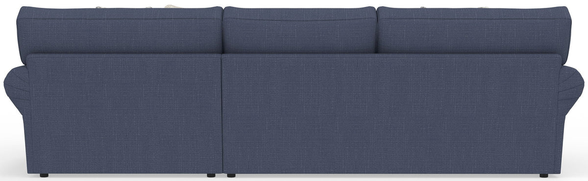Cape May - Sofa Chaise With Comfort Coil Seating And 5 Accent Pillows Included