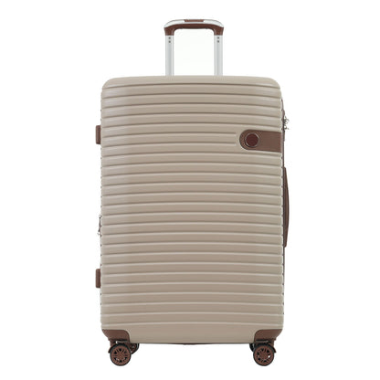 4 Piece Luggage Suitcase Set, Hard Shell Lightweight Expandable Travel Luggage With 4 Packing Cubes