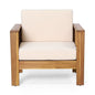 Slat Design Club Chairs With Cushions